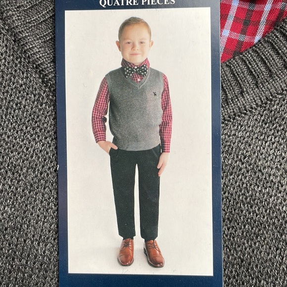 Andy & Evan Boy’s 4 piece Sweater Vest Set size7 - Picture 8 of 13